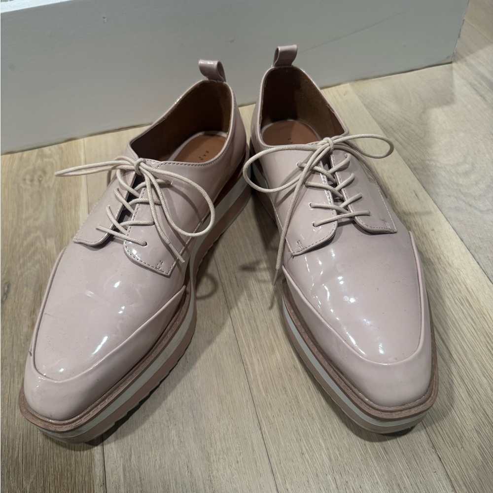 Zara Trafaluc Women's Tan Platform Shoes